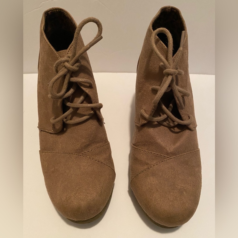 Maurices Tan Ankle Booties